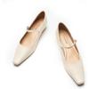 C.Paravano Women’s Pumps | Mary Jane Flats | Low Heel Dress Shoes | Convertible Heel Shoes(White)