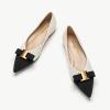 C.Paravano Flats for Women | Pointed Toe Flats | Ballet Flats | Women Shoes Dressy Comfortable(Size 7.5,White)