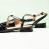 C.Paravano Flats for Women | Pointed Toe Flats | Slingback Shoes for Women | Pointed Toe Sandals | Casual Shoes(Size 8.5,Black)