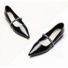 C.Paravano Slingback Flats | Pointed Toe Flats for Women | Slingbacks Shoes for Women | Ballet Flats(A15a Black)
