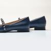 C.Paravano Slingback Flats | Pointed Toe Flats for Women | Slingbacks Shoes for Women | Ballet Flats(A15a Navy)