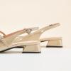 C.Paravano Slingback Heels for Women | T-Strap Mary Jane Shoes | Womens Pumps | Low Heel Dress Shoes(Camel)