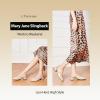 C.Paravano Women’s Pumps | Mary Jane Shoes | Sling Backs | Block Heels Women | Low Heel Pumps | Mary Jane Heels(Size 9.5,Camel)