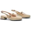 C.Paravano Women’s Pumps | Mary Jane Shoes | Sling Backs | Block Heels Women | Low Heel Pumps | Mary Jane Heels(Size 9.5,Camel)