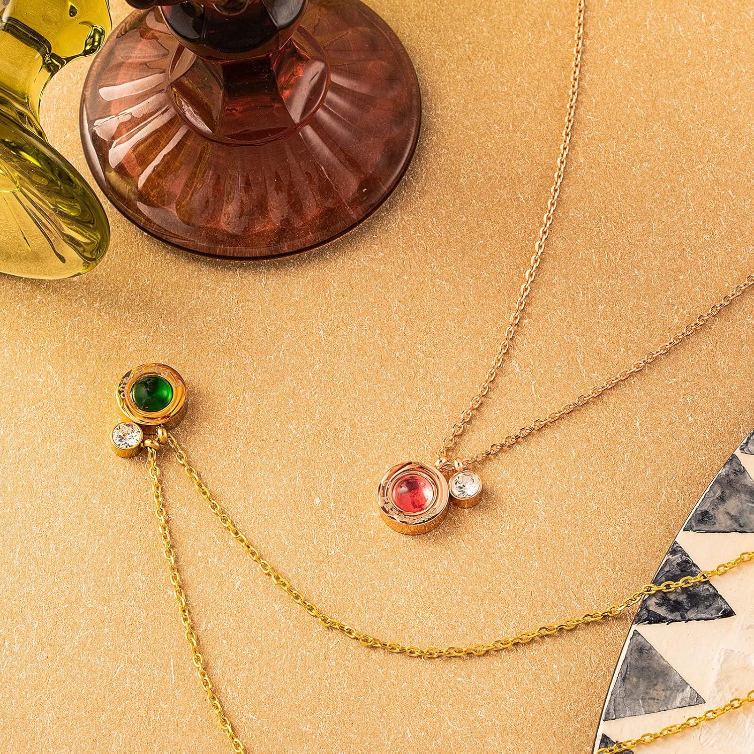 imageCParavano Necklaces for Women Jewelry Necklace Jewelry for Women Chain Necklace Pendant Necklace for WomenF46Red