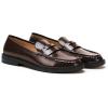 C.Paravano Genuine Leather Penny Loafers | Loafers for Women | Casual Slip On | Walking Flats Classic Driving Moccasins(Brown)