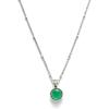 C.Paravano Necklaces for Women | Gemstone Necklace | 18K Necklace for Women | Jewelry for Women | Chain Necklace | Pendant Necklace for Women | Necklaces for Her(F84-Green)