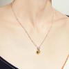 C.Paravano Necklaces for Women | Gemstone Necklace | 18K Necklace for Women | Jewelry for Women | Chain Necklace | Pendant Necklace for Women | Necklaces for Her(F86-Yellow)