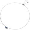 C.Paravano Necklaces for Women | Gemstone Necklace | 18K Necklace for Women | Jewelry for Women | Chain Necklace | Pendant Necklace for Women | Necklaces for Her(F67-Blue)