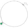 C.Paravano Necklaces for Women | Gemstone Necklace | 18K Necklace for Women | Jewelry for Women | Chain Necklace | Pendant Necklace for Women | Necklaces for Her(F84-Green)