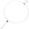 C.Paravano Necklaces for Women | Gemstone Necklace | 18K Necklace for Women | Jewelry for Women | Chain Necklace | Pendant Necklace for Women | Necklaces for Her(F65-Red)