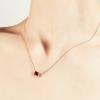C.Paravano Necklaces for Women | Gemstone Necklace | 18K Necklace for Women | Jewelry for Women | Chain Necklace | Pendant Necklace for Women | Necklaces for Her(F66-Red)