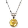 C.Paravano Necklaces for Women | Gemstone Necklace | 18K Necklace for Women | Jewelry for Women | Chain Necklace | Pendant Necklace for Women | Necklaces for Her(F86-Yellow)