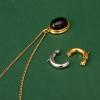 C.Paravano Necklaces for Women Jewelry Necklace Jewelry for Women Chain Necklace Pendant Necklace for Women(F60_Black)