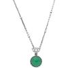 C.Paravano Necklaces for Women | Gemstone Necklace | 18K Necklace for Women | Jewelry for Women | Chain Necklace | Pendant Necklace for Women | Necklaces for Her(F84-Green)