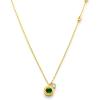 C.Paravano Necklaces for Women Jewelry Necklace Jewelry for Women Chain Necklace Pendant Necklace for Women(F46_Green)