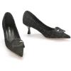 C.Paravano Womens Designer Pumps | Kitten Heels for Women | Low Heels | Heels for Women | Women Shoes Dressy(Black Multi)