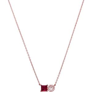 C.Paravano Necklaces for Women | Gemstone Necklace | 18K Necklace for Women | Jewelry for Women | Chain Necklace | Pendant Necklace for Women | Necklaces for Her(F66-Red)