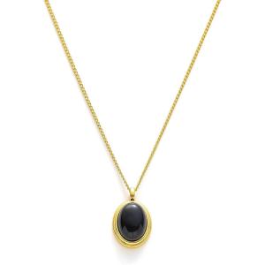 C.Paravano Necklaces for Women Jewelry Necklace Jewelry for Women Chain Necklace Pendant Necklace for Women(F60_Black)