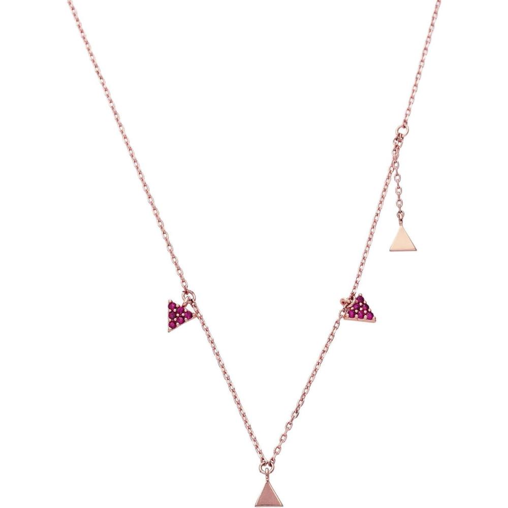 imageCParavano Necklaces for Women Jewelry Necklace 18K Necklace for Women Jewelry for Women Chain Necklace Pendant Necklace for Women Necklaces for Her Gemstone NecklaceF68Red