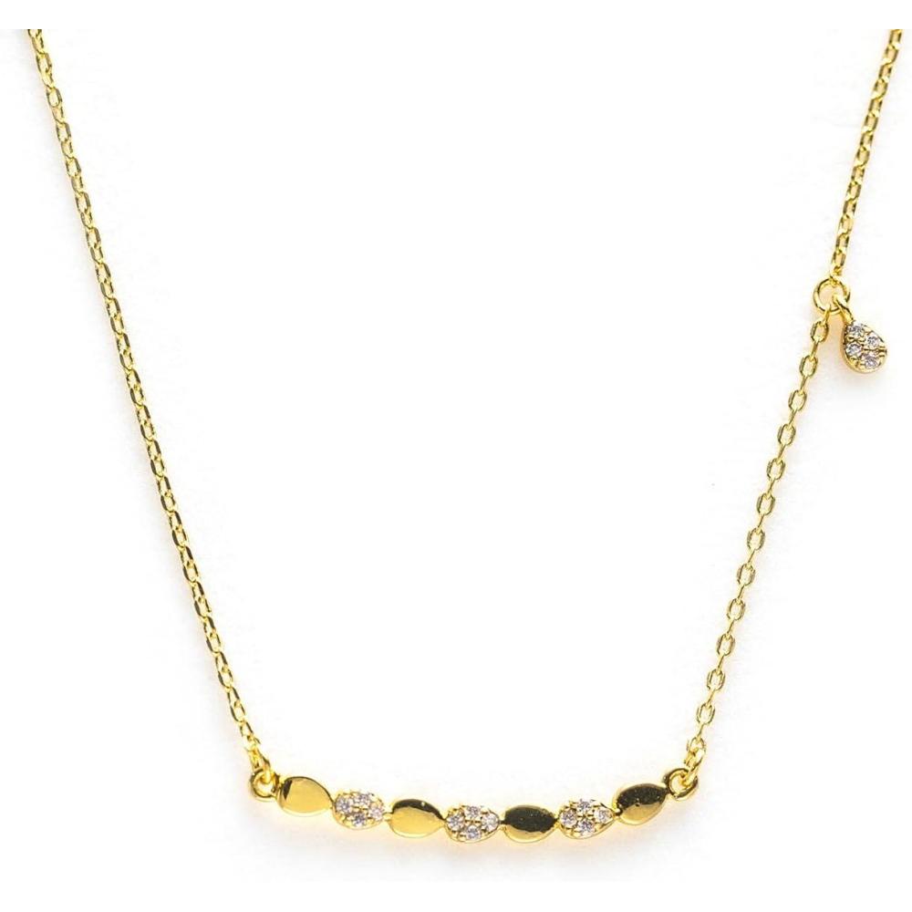 imageCParavano Necklaces for Women Jewelry Necklace 18K Necklace for Women Jewelry for Women Chain Necklace Pendant Necklace for Women Necklaces for Her Gemstone NecklaceF79White