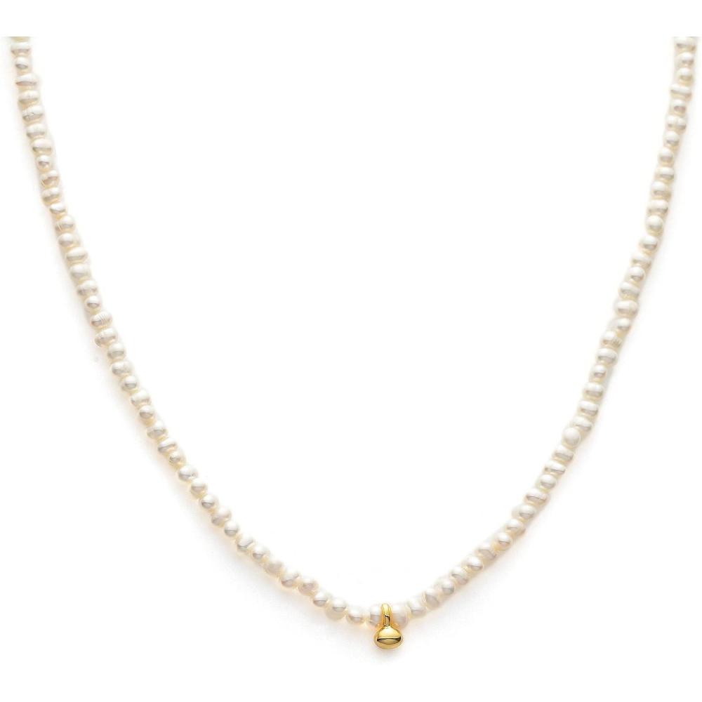 imageCParavano Pearl Necklaces for Women Pearl Choker Necklace 18K Gold Plated Chain Necklace Necklaces Pearl Real Pearl Necklace Long Pearl Necklace Pearl NecklaceF29