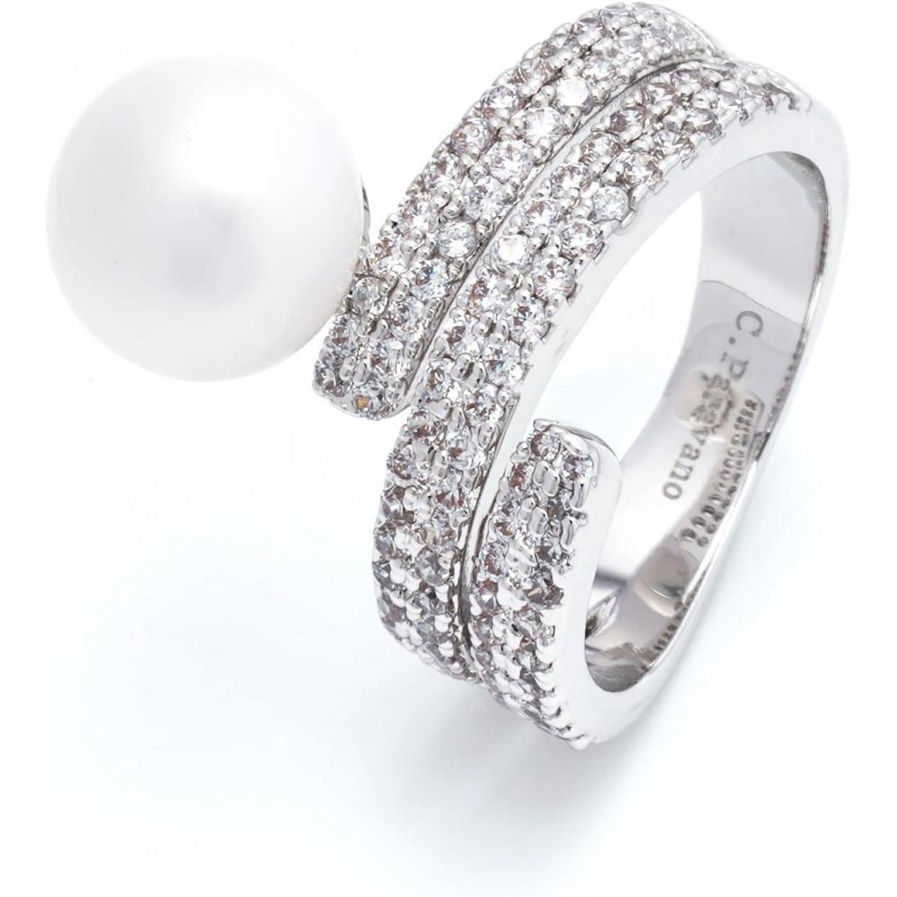 imageCParavano Rings for Women Womens Rings Size 6 7 8 Gold Plated Rings Fashion Rings for Women Statement Rings for Women Stackable Rings for WomenRING12
