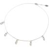 C.Paravano Necklaces for Women | Jewelry | Necklace | 18K Necklace for Women | Jewelry for Women | Chain Necklace | Pendant Necklace for Women | Necklaces for Her | Gemstone Necklace(F89-Sliver)