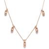C.Paravano Necklaces for Women | Jewelry | Necklace | 18K Necklace for Women | Jewelry for Women | Chain Necklace | Pendant Necklace for Women | Necklaces for Her | Gemstone Necklace(F89-RoseGold)