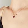 C.Paravano Necklaces for Women | Jewelry | Necklace | 18K Necklace for Women | Jewelry for Women | Chain Necklace | Pendant Necklace for Women | Necklaces for Her | Gemstone Necklace(F74-Red)