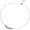 C.Paravano Necklaces for Women | Jewelry | Necklace | 18K Necklace for Women | Jewelry for Women | Chain Necklace | Pendant Necklace for Women | Necklaces for Her | Gemstone Necklace(F83-Silver)