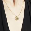 C.Paravano Necklaces for Women | Jewelry | Necklace | 18K Necklace for Women | Jewelry for Women | Chain Necklace | Pendant Necklace for Women | Necklaces for Her | Gemstone Necklace(F61-Gold)
