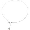 C.Paravano Necklaces for Women | Jewelry | Necklace | 18K Necklace for Women | Jewelry for Women | Chain Necklace | Pendant Necklace for Women | Necklaces for Her | Gemstone Necklace(F88-Sliver)