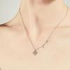 C.Paravano Necklaces for Women | Jewelry | Necklace | 18K Necklace for Women | Jewelry for Women | Chain Necklace | Pendant Necklace for Women | Necklaces for Her | Gemstone Necklace(F77-White)