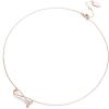 C.Paravano Necklaces for Women | Jewelry | Necklace | 18K Necklace for Women | Jewelry for Women | Chain Necklace | Pendant Necklace for Women | Necklaces for Her | Gemstone Necklace(F81-White)