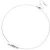 C.Paravano Necklaces for Women | Jewelry | Necklace | 18K Necklace for Women | Jewelry for Women | Chain Necklace | Pendant Necklace for Women | Necklaces for Her | Gemstone Necklace(F72-Black)