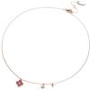 C.Paravano Necklaces for Women | Jewelry | Necklace | 18K Necklace for Women | Jewelry for Women | Chain Necklace | Pendant Necklace for Women | Necklaces for Her | Gemstone Necklace(F78-Red)