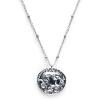 C.Paravano Necklaces for Women | Jewelry | Necklace | 18K Necklace for Women | Jewelry for Women | Chain Necklace | Pendant Necklace for Women | Necklaces for Her | Gemstone Necklace(F62-Sliver)