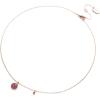 C.Paravano Necklaces for Women | Jewelry | Necklace | 18K Necklace for Women | Jewelry for Women | Chain Necklace | Pendant Necklace for Women | Necklaces for Her | Gemstone Necklace(F74-Red)