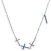 C.Paravano Necklaces for Women | Jewelry | Necklace | 18K Necklace for Women | Jewelry for Women | Chain Necklace | Pendant Necklace for Women | Necklaces for Her | Gemstone Necklace(F76-Blue)