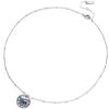 C.Paravano Necklaces for Women | Jewelry | Necklace | 18K Necklace for Women | Jewelry for Women | Chain Necklace | Pendant Necklace for Women | Necklaces for Her | Gemstone Necklace(F62-Sliver)