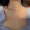 C.Paravano Pearl Necklaces for Women Pearl Choker Necklace 18K Gold Plated Chain Necklace Necklaces Pearl Real Pearl Necklace Long Pearl Necklace Pearl Necklace(F16)