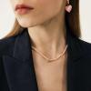 C.Paravano Pearl Necklaces for Women Pearl Choker Necklace 18K Gold Plated Chain Necklace Necklaces Pearl Real Pearl Necklace Long Pearl Necklace Pearl Necklace(F-29)