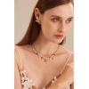 C.Paravano Pearl Necklaces for Women Pearl Choker Necklace 18K Gold Plated Chain Necklace Necklaces Pearl Real Pearl Necklace Long Pearl Necklace Pearl Necklace(NECKLACE-F23)