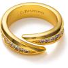 C.Paravano Rings for Women Womens Rings Size 6 7 8 Gold Plated Rings Fashion Rings for Women Statement Rings for Women Stackable Rings for Women(RING_10)