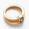 C.Paravano Rings for Women Womens Rings Size 6 7 8 Gold Plated Rings Fashion Rings for Women Statement Rings for Women Stackable Rings for Women(RING_19)