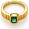 C.Paravano Rings for Women Womens Rings Size 6 7 8 Gold Plated Rings Fashion Rings for Women Statement Rings for Women Stackable Rings for Women(RING_20)