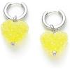 C.Paravano 18K Gold & Sterling Silver Hoop Earrings for Women(EARRING_32_YELLOW)
