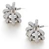 C.Paravano 18K Gold & Sterling Silver Hoop Earrings for Women(EARRING_48)
