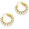 C.Paravano 18K Gold & Sterling Silver Hoop Earrings for Women(EARRING_51)